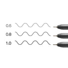 Copic-Copic Multiliner 3'lü Siyah Set Broad-Kalem Seti-4-milagron.live