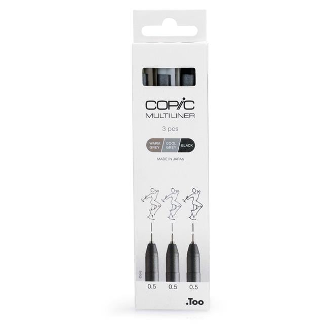 Copic-Copic Multiliner Classic Color 3'lü Set-Kalem Seti-1-milagron.live