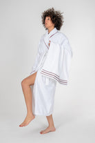 Cotton Box-Classic Bornoz Seti Helya Beyaz Unisex L/Xl-Bornoz Seti-1-milagron.live