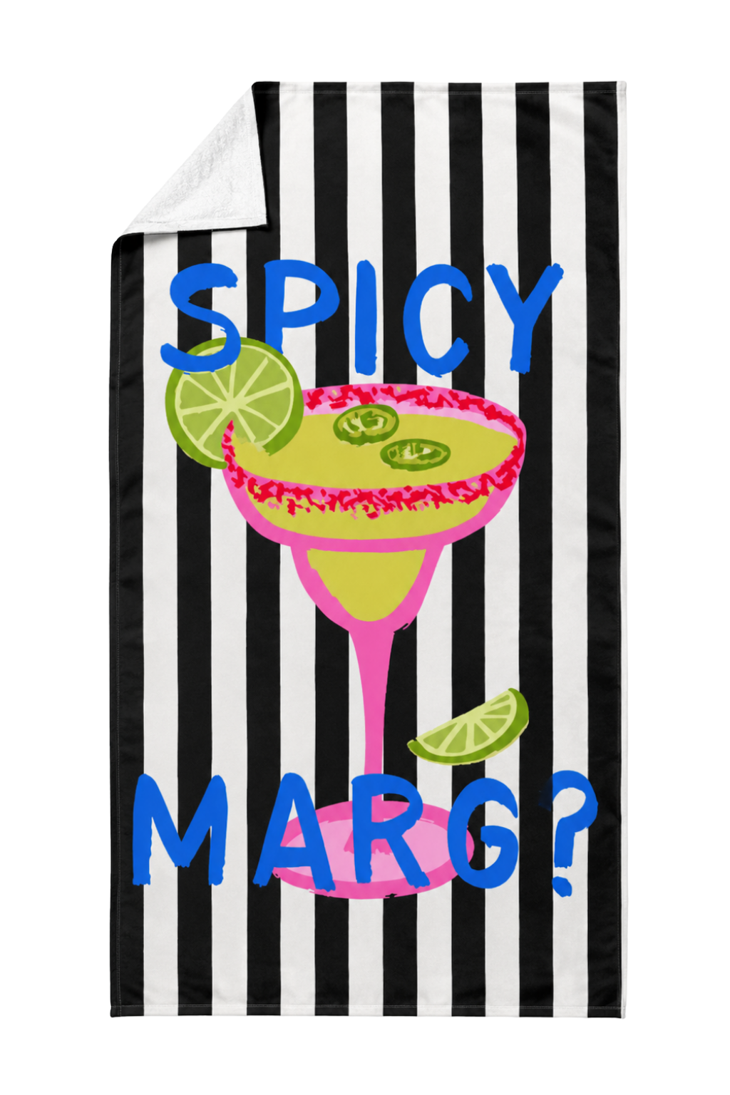  Heatwave Plaj Havlusu Spicy Rita Siyah
