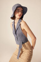 Crescent Line-Mood Bucket Şapka-Bucket Hat-1-milagron.live