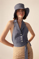 Crescent Line-Mood Bucket Şapka-Bucket Hat-8-milagron.live