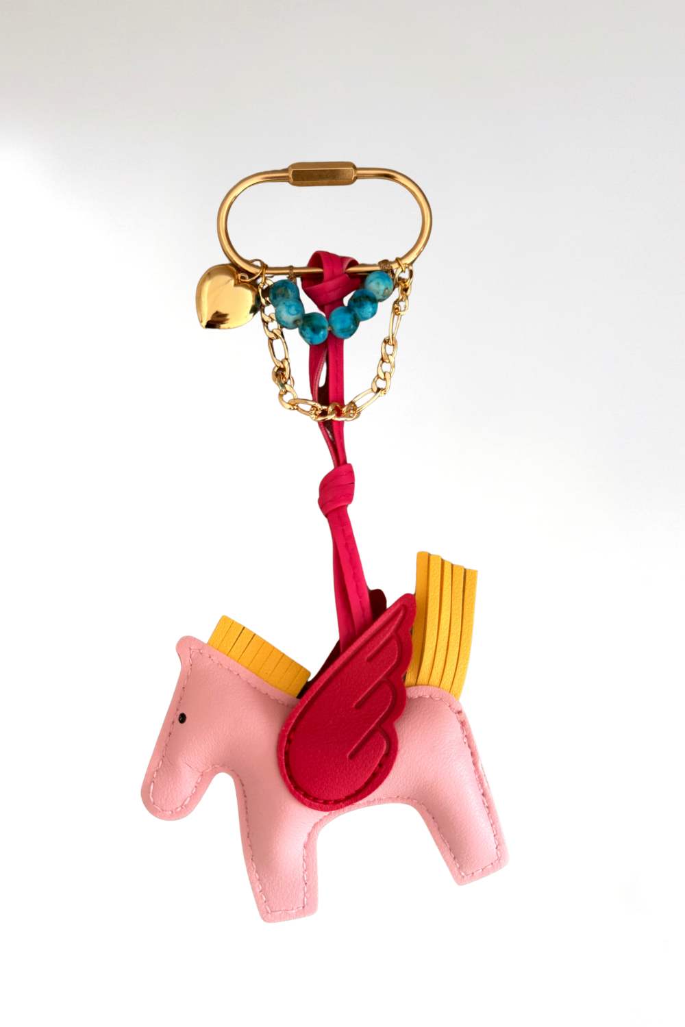 Le Cheval Assemblé — Çok Parçalı Çanta Charmı At Figürlü, Nazar Boncuklu, Bag Charm Aksesuarı - 0
