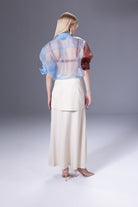 Death Is Easy-Baby Blue Organza Puzzle Shirt-Gömlek-2-milagron.live