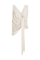 Death Is Easy-Sculptural Knotted Top-Top-3-milagron.live
