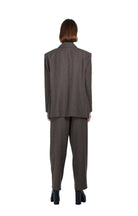 Death Is Easy-Taupe Brown Oversize Women’s Blazer-Blazer Ceket-2-milagron.live