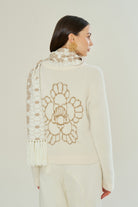 Declara-Desert Bloom Knit Scarf-Pareo & Bandana-3-milagron.live