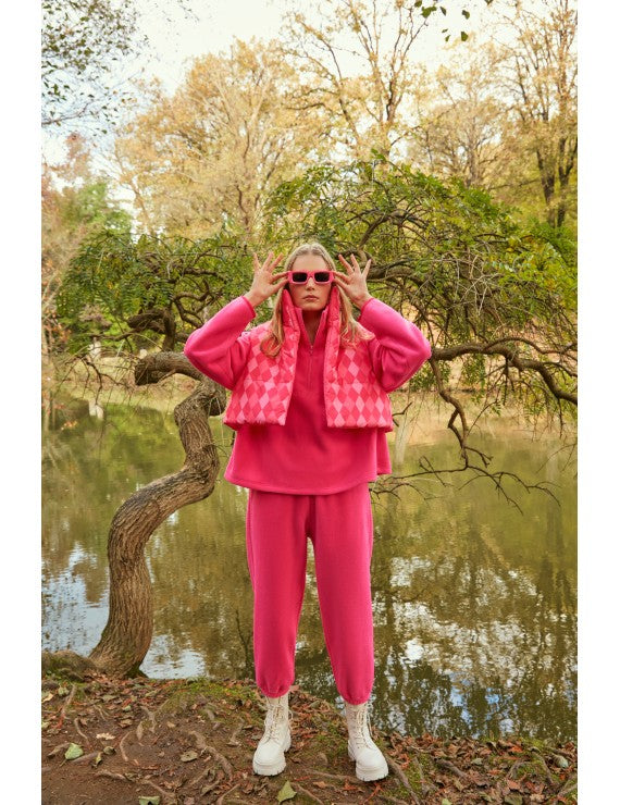 Declara-Pink Polar Sweatpant-2-milagron.live