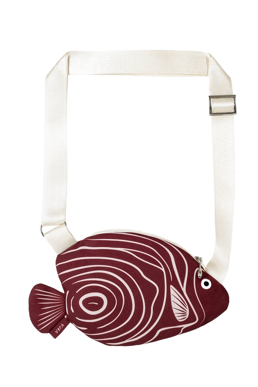 Design Vira-Bordeaux Emperor Angelfish-Bel Çantası-2-milagron.live
