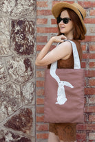 Design Vira-Brown Rabbit Tote Bag-Omuz Çantası-1-milagron.live