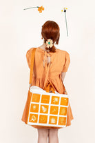 Design Vira-Flowers Weekend Bag-Omuz Çantası-1-milagron.live