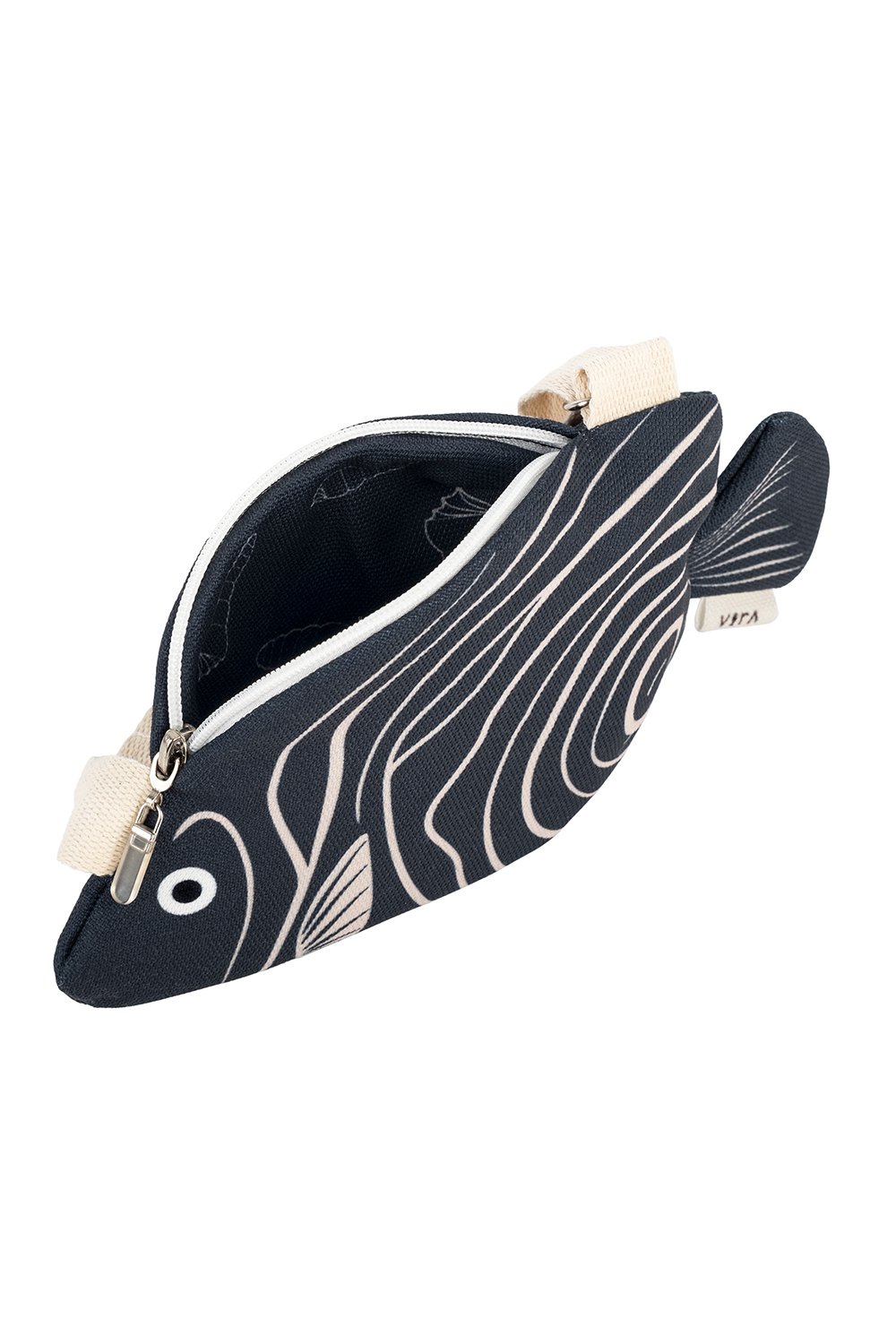 Design Vira-Midnight Emperor Angelfish-Bel Çantası-3-milagron.live