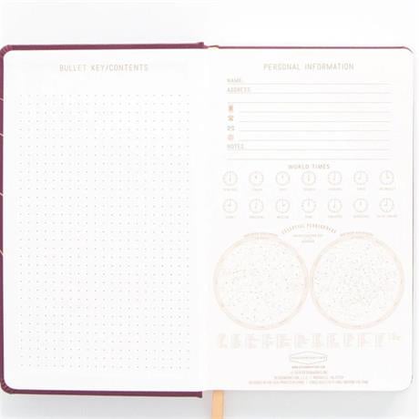 Designwork Ink-Design Works Ink Kumaş Kaplı Moon Phases Defter-Defter-6-milagron.live
