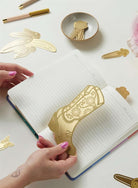 Designwork Ink-Design Works Jumbo Metal Kitap Ayracı Cowgirl Boot-Kitap Ayracı-2-milagron.live
