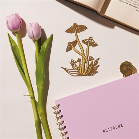 Designwork Ink-Design Works Jumbo Metal Kitap Ayracı Mushroom-Kitap Ayracı-2-milagron.live