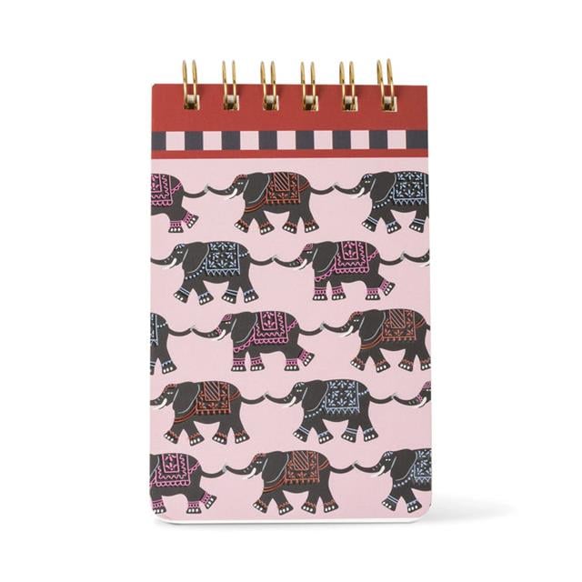 Designwork Ink-Designworks Ink A Dopo A6 Twin Wire Notepad Elephant-Çizgili-1-milagron.live