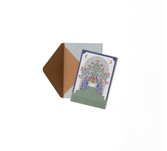 Designwork Ink-Designworks Ink Adopo Notecard Set 16'lı Set Eye, Tiger, Heart, Peacock-Aksesuar-5-milagron.live
