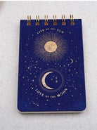 Designworks Ink Twin Wire Bookcloth Notepad - Live By The Sun Not Defteri