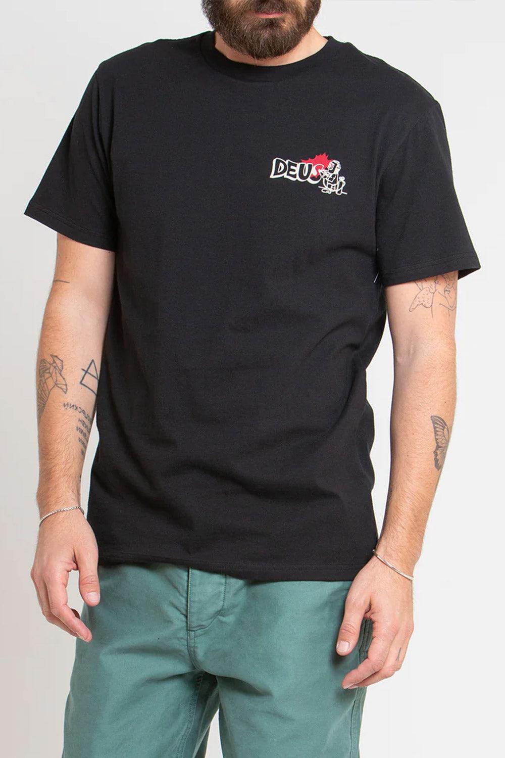 Deus-Flash Tee Black-T-Shirts-1-milagron.live