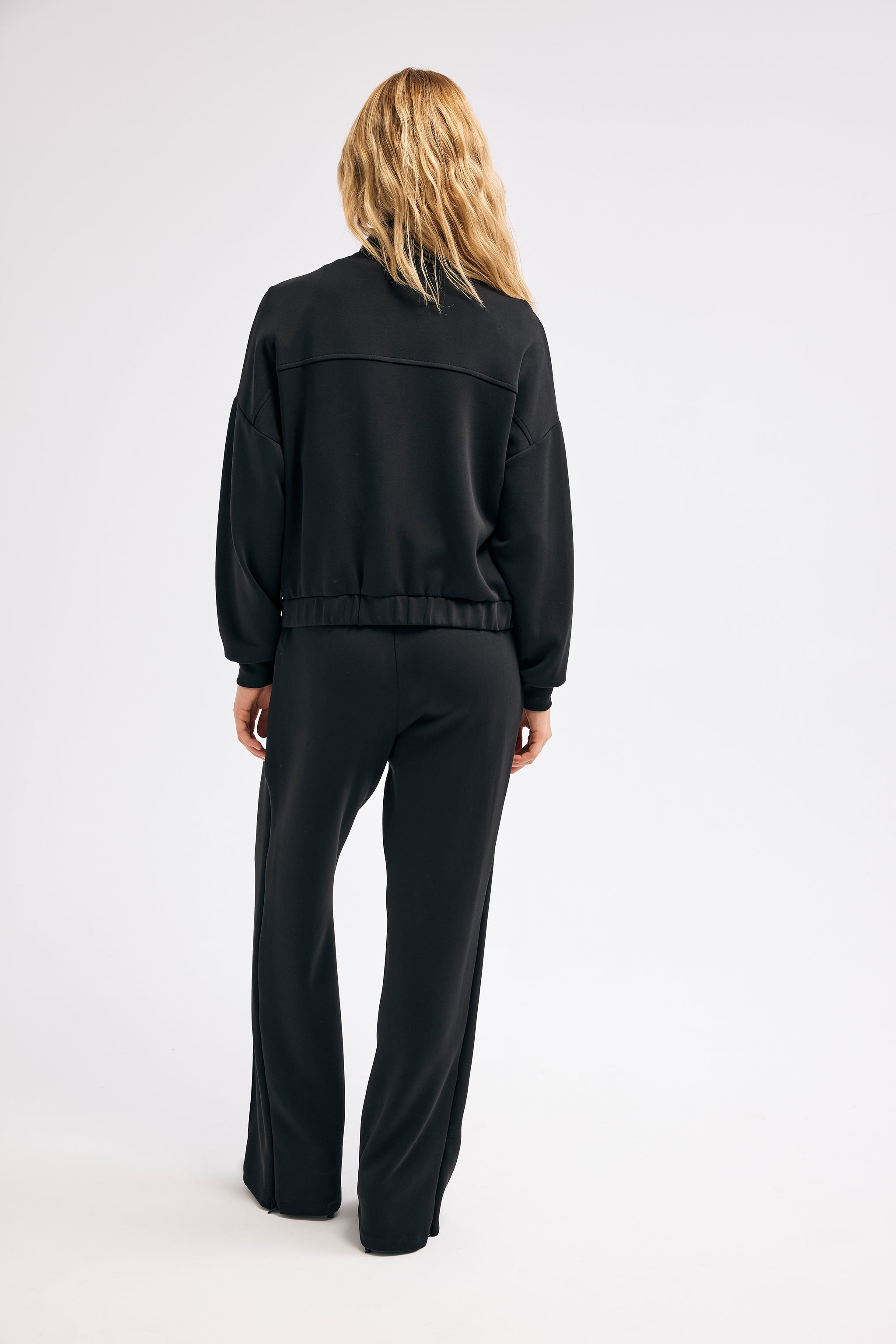 Diagonal-Balıkçı Yaka Ceket-CEKET , Sweatshirt-3-milagron.live