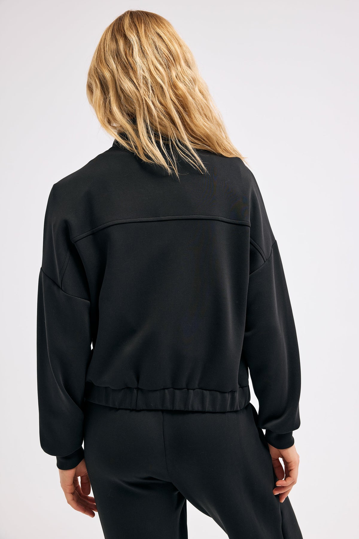 Diagonal-Balıkçı Yaka Ceket-CEKET , Sweatshirt-4-milagron.live