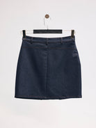 Diagonal-Denim Lacivert Etek-Etek-8-milagron.live