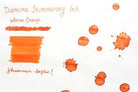 Diamine-Diamine Ink Shimmering Mürekkep Inferno Orange-Mürekkep-6-milagron.live