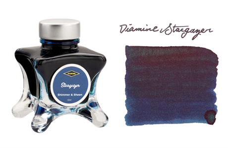 Diamine-Diamine Inkvent Red Shimmer&Sheen Stargazer 2022-Mürekkep-1-milagron.live