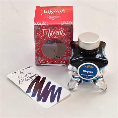 Diamine-Diamine Inkvent Red Shimmer&Sheen Stargazer 2022-Mürekkep-3-milagron.live