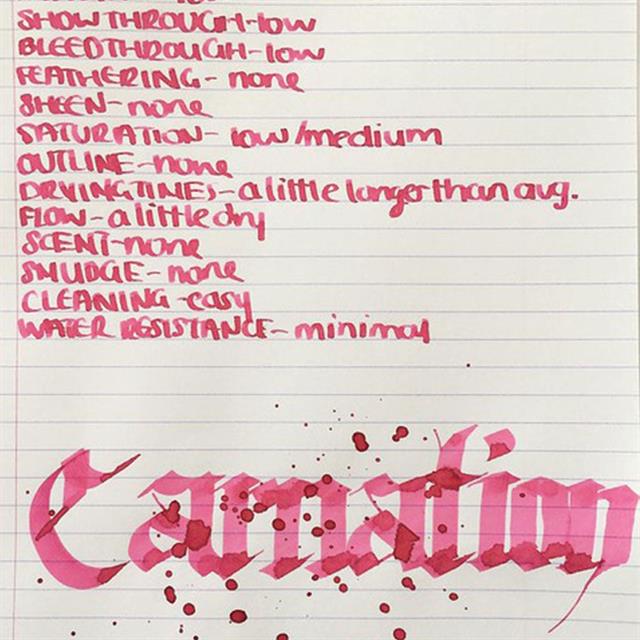 Diamine-Flower Collection 30 Ml Mürekkep Carnation-Şişe Mürekkep-2-milagron.live