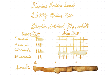 Diamine-Shimmer Shimmertastic Ink, Golden Sands, Mürekkep-Şişe Mürekkep-2-milagron.live