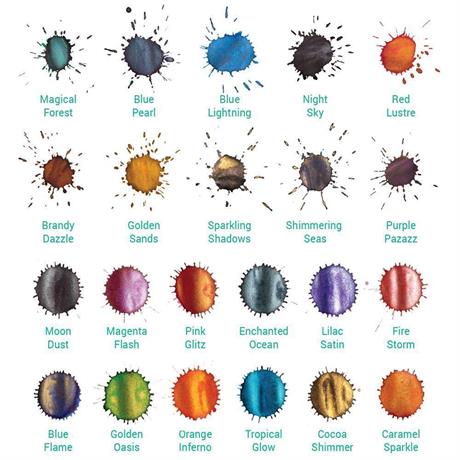Diamine Ink Shimmering Mürekkep Cocoa Shimmer 50 Ml