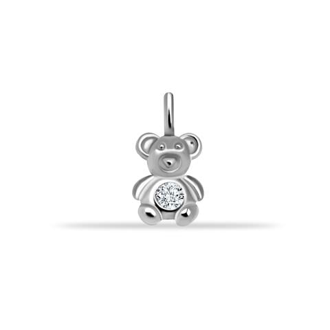 14 Ayar Altın Ayıcık Motifli Minimal Charm