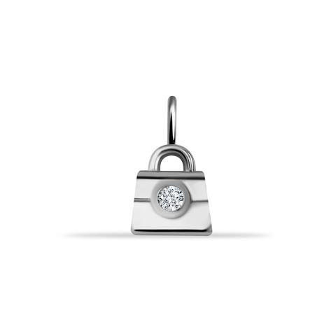 14 Ayar Altın Çanta Motifli Minimal Charm