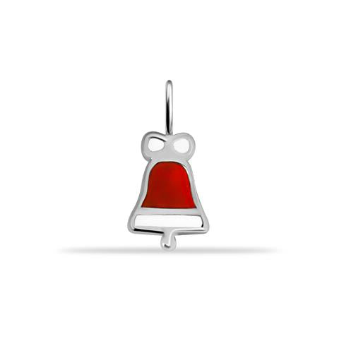 14 Ayar Altın Yılbaşı Çanı Motifli Mineli Minimal Charm