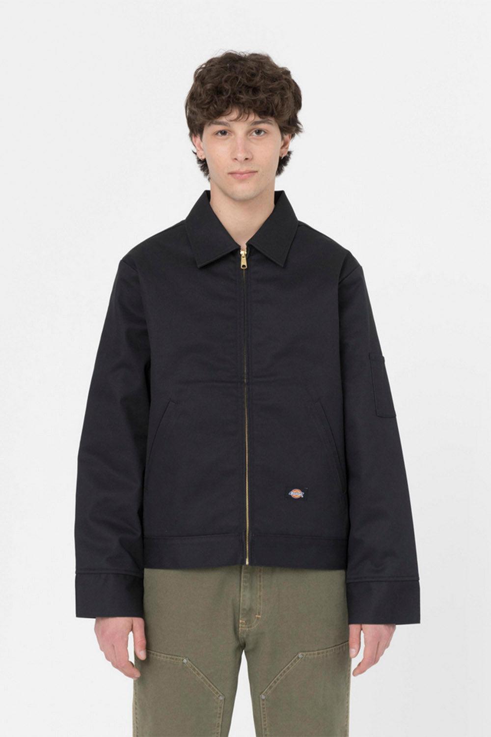 Dickies-Lined Eisenhower Jacket Rec Black-Deri Mont-4-milagron.live