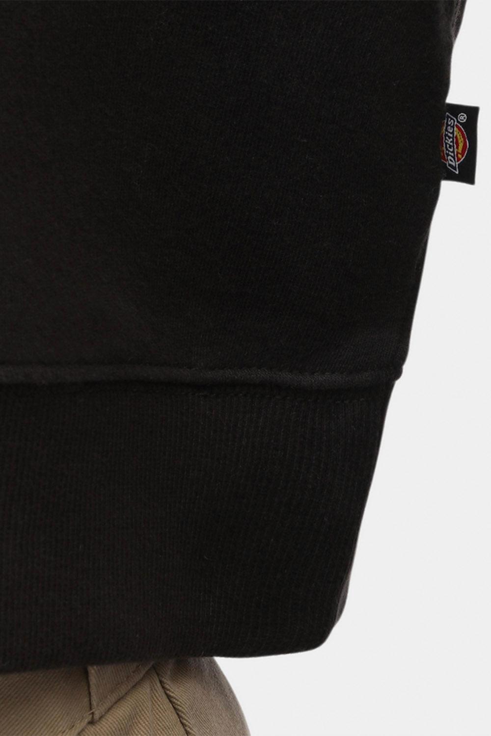 Dickies-Oakport Cropped Hoodie Black-Sweatshirts & Hoodies-10-milagron.live