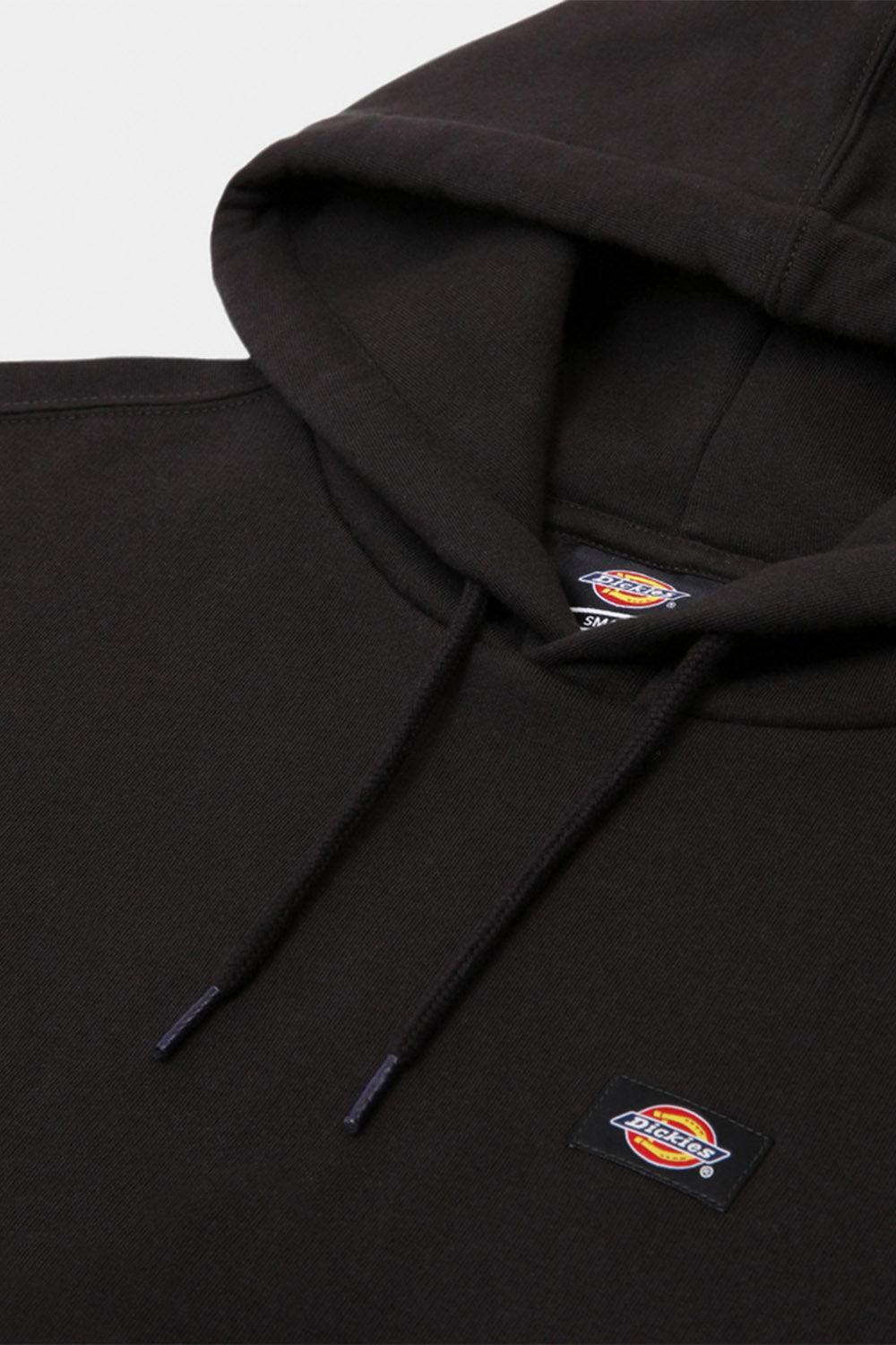 Dickies-Oakport Cropped Hoodie Black-Sweatshirts & Hoodies-9-milagron.live