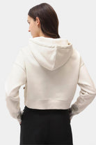 Dickies-Oakport Cropped Hoodie Ecru-Sweatshirts & Hoodies-2-milagron.live