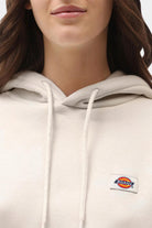 Dickies-Oakport Cropped Hoodie Ecru-Sweatshirts & Hoodies-3-milagron.live