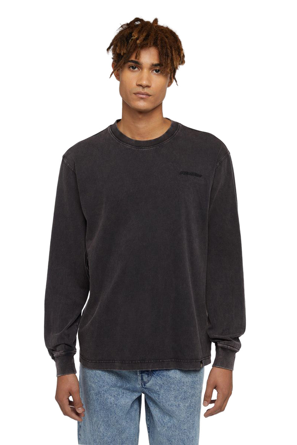 Dickies-Plentywood Tee Ls Erkek Yıkamalı Uzun Kollu T-Shirt-T-Shirts-1-milagron.live
