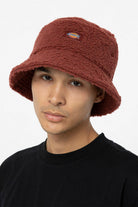 Dickies-Red Chute Bucket Fired Brick-Bucket Hat-3-milagron.live