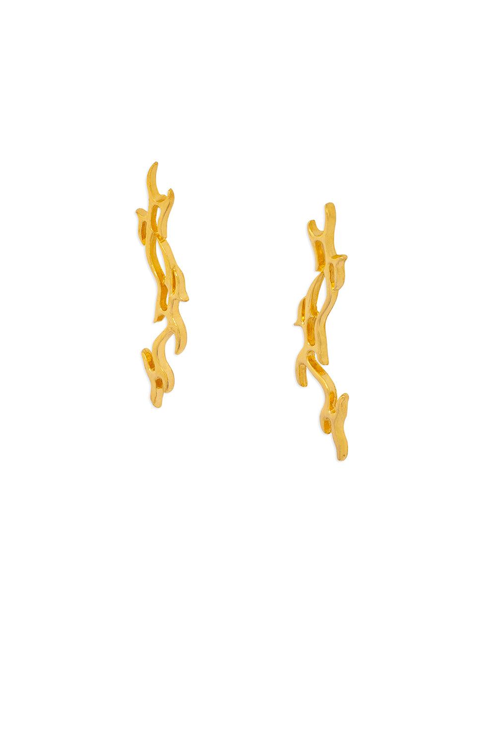 Dieci Dita-Flames Earring-Küpe-1-milagron.live