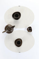 Dinnerdesign-Illusion Pearl Oval Amerikan Servis 36x49 cm-Sunum Aksesuarları-1-milagron.live