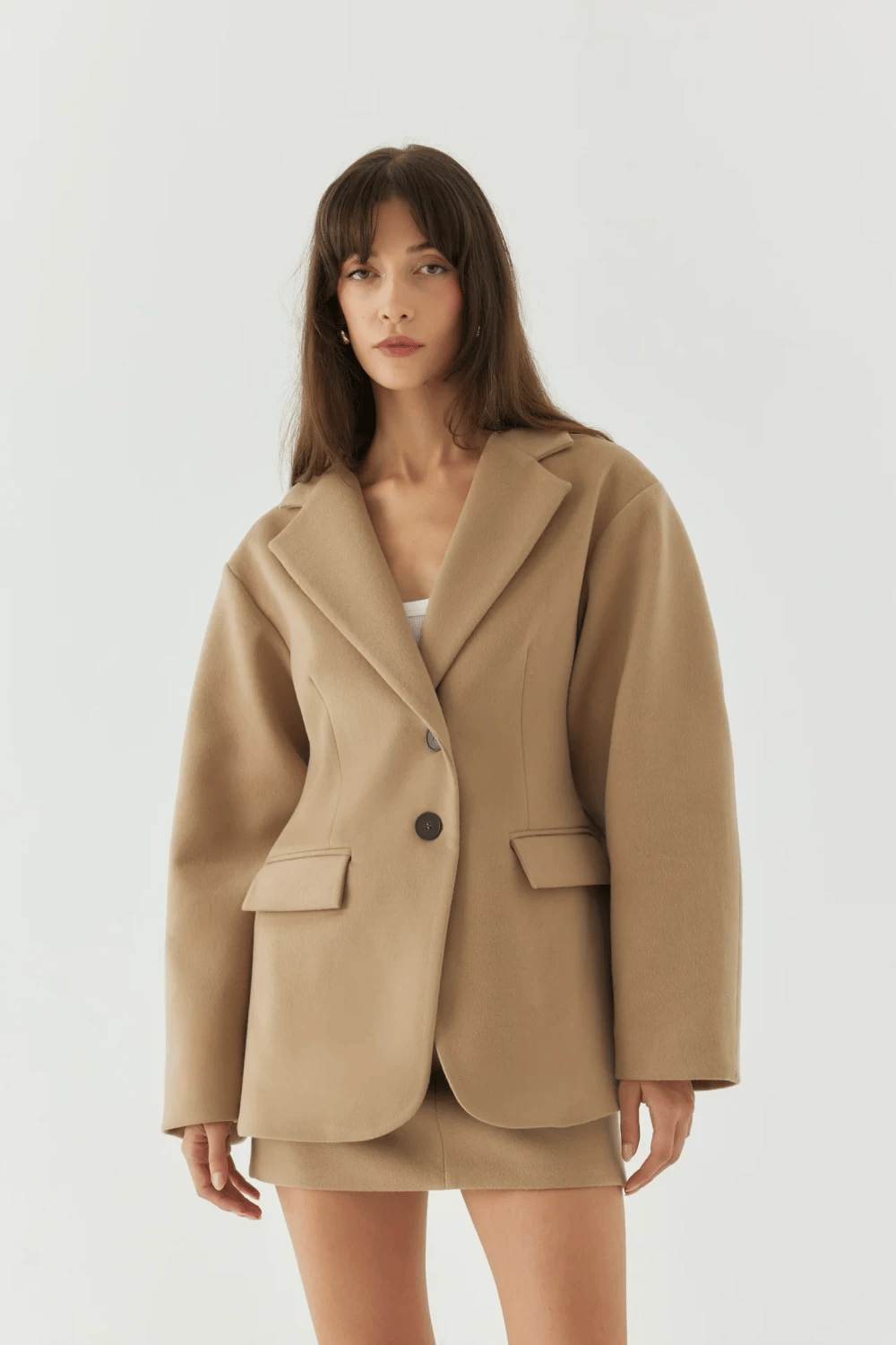 Disq London-Sculptured Wool Jacket-Ceket-1-milagron.live
