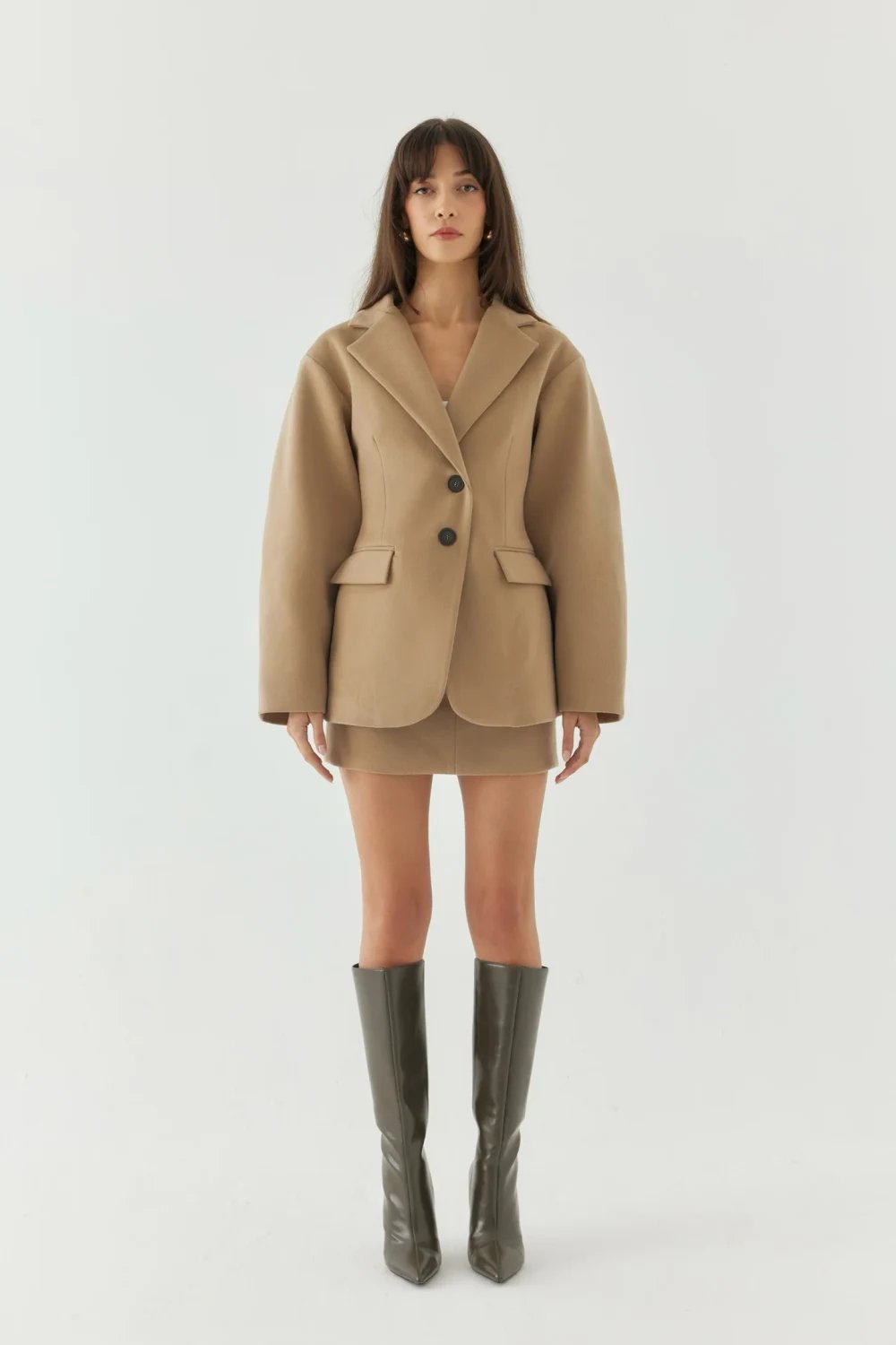 Disq London-Sculptured Wool Jacket-Ceket-2-milagron.live