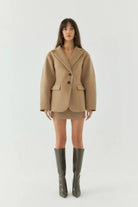 Disq London-Sculptured Wool Jacket-Ceket-2-milagron.live