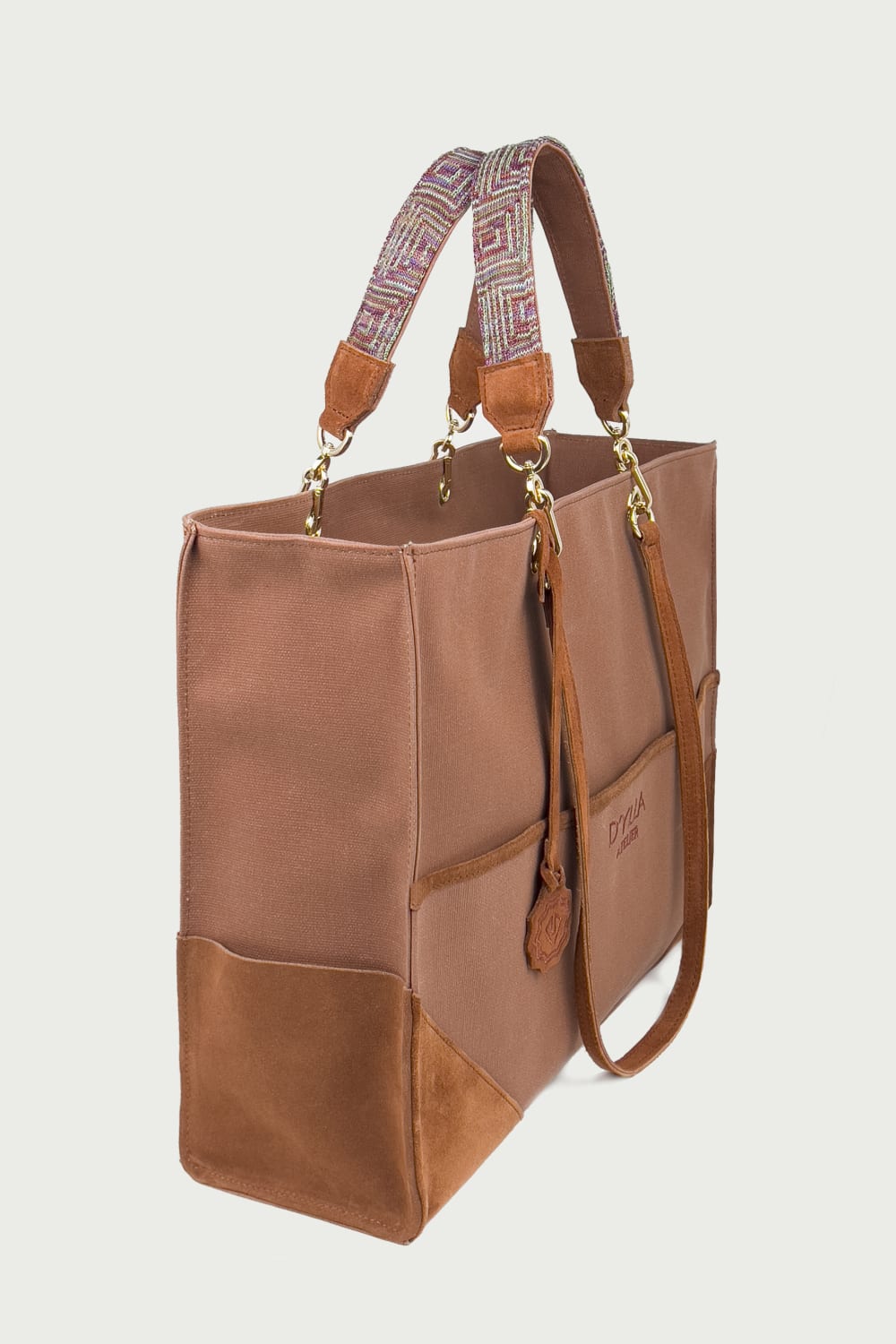 D’ylla Atelier-Valeria Tote Bag Terra Cotta-Omuz Çantası-2-milagron.live