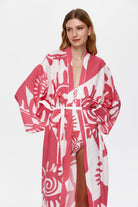 Eliphe-Rax Pembe Maxi Kimono-Kimono-2-milagron.live