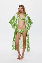 Eliphe-Rax Yeşil Maxi Kimono-Kimono-1-milagron.live